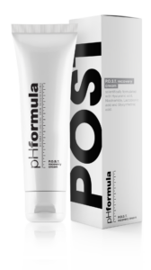 PH Formula POST recovery cream in 100ml met wit met zwarte verpakking.