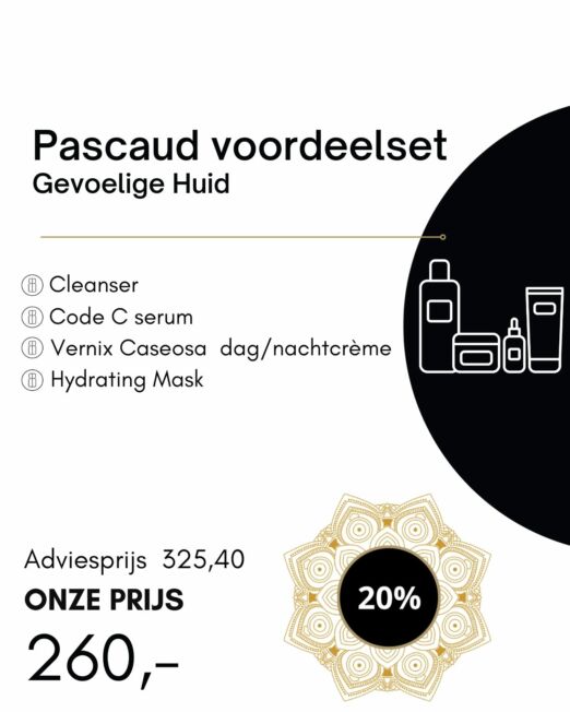 Pascaud voordeelset gevoelige huid is speciaal gemaakt voor de meeste gevoelige huiden. Nu met extra voordeel