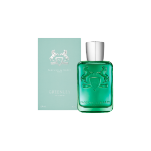 Parfums de Marly Greenley goen doorzichtige parfumfles met groene verpakkingsdoos